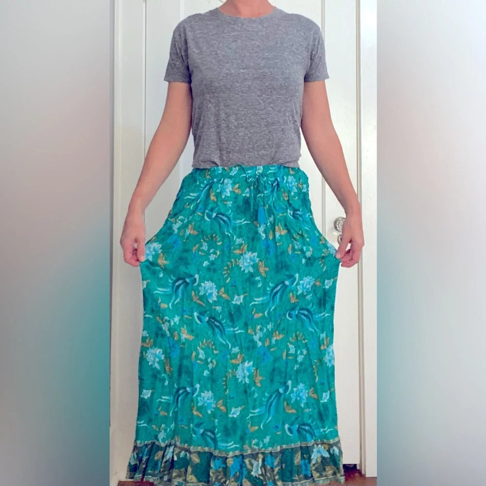 Bohemian Maxi Skirt - Picture 1 of 5